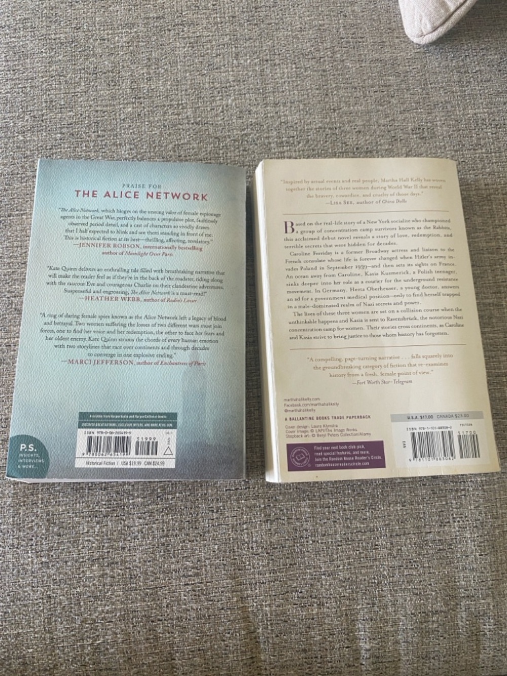 The Alice Network & Lilac Girls Paperback Set - EUC - Picture 3 of 5